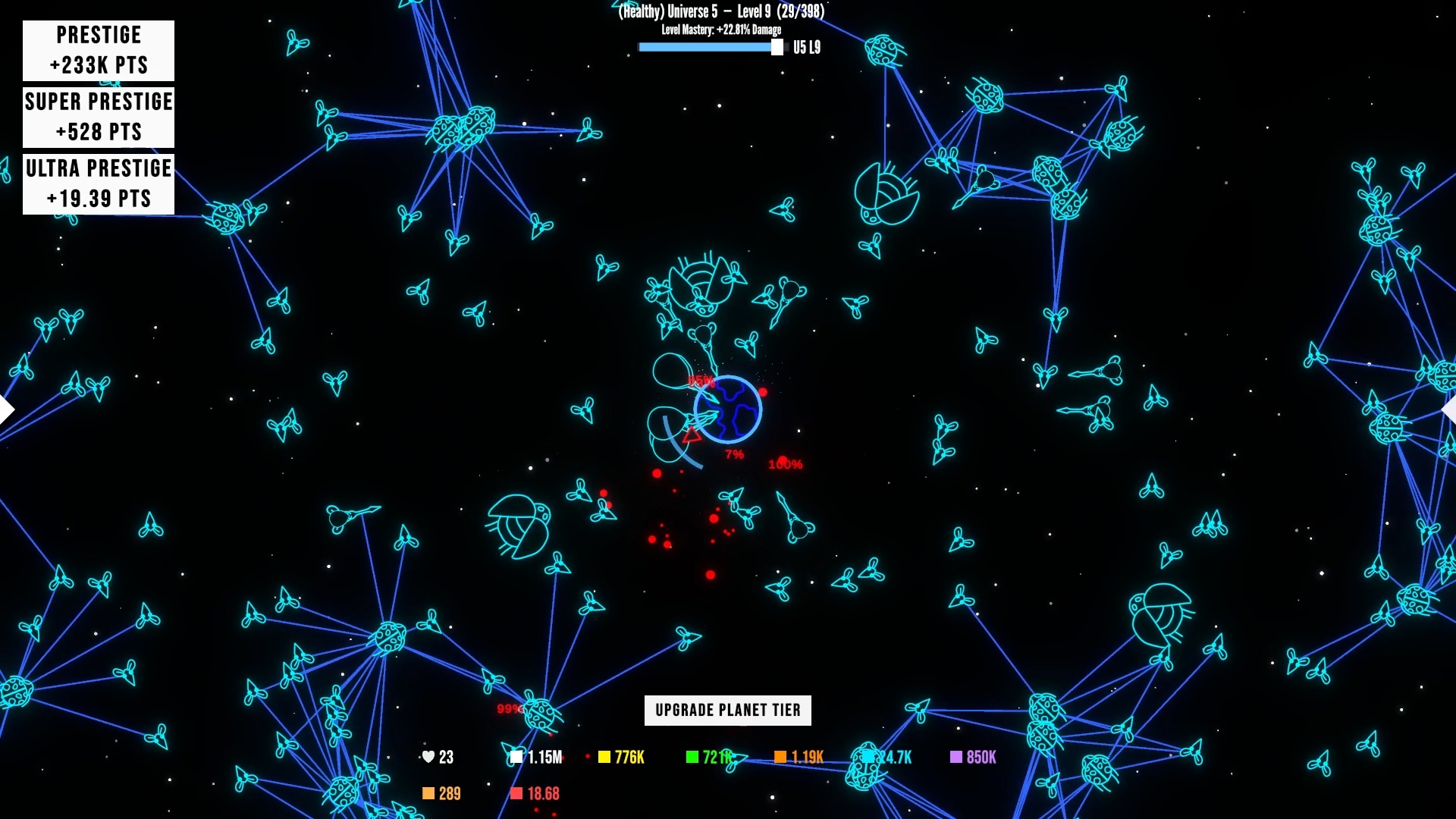 Hive Fall gameplay — chaotic combat